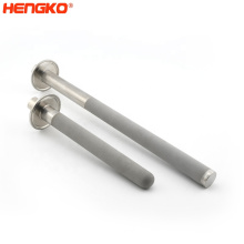 0.5 2 micron stainless steel sintered porous beer carbonation aeration home brew air stone diffuser